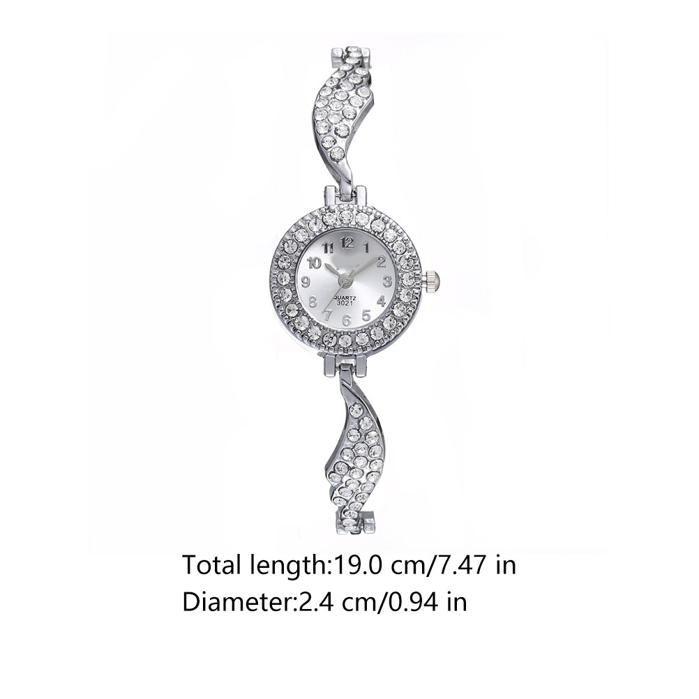 1Pcs Women's Rhinestone Wing Q - Luxury Watch Gift For Her recension och pris