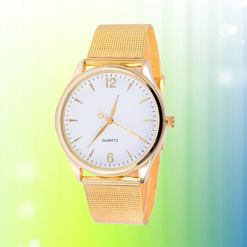Women Quartz Watch Golden Mesh - Luxury Watch Gift For Her recension och pris
