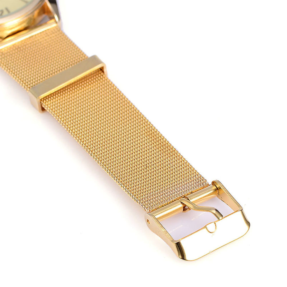 Women Quartz Watch Golden Mesh - Luxury Watch Gift For Her recension och pris