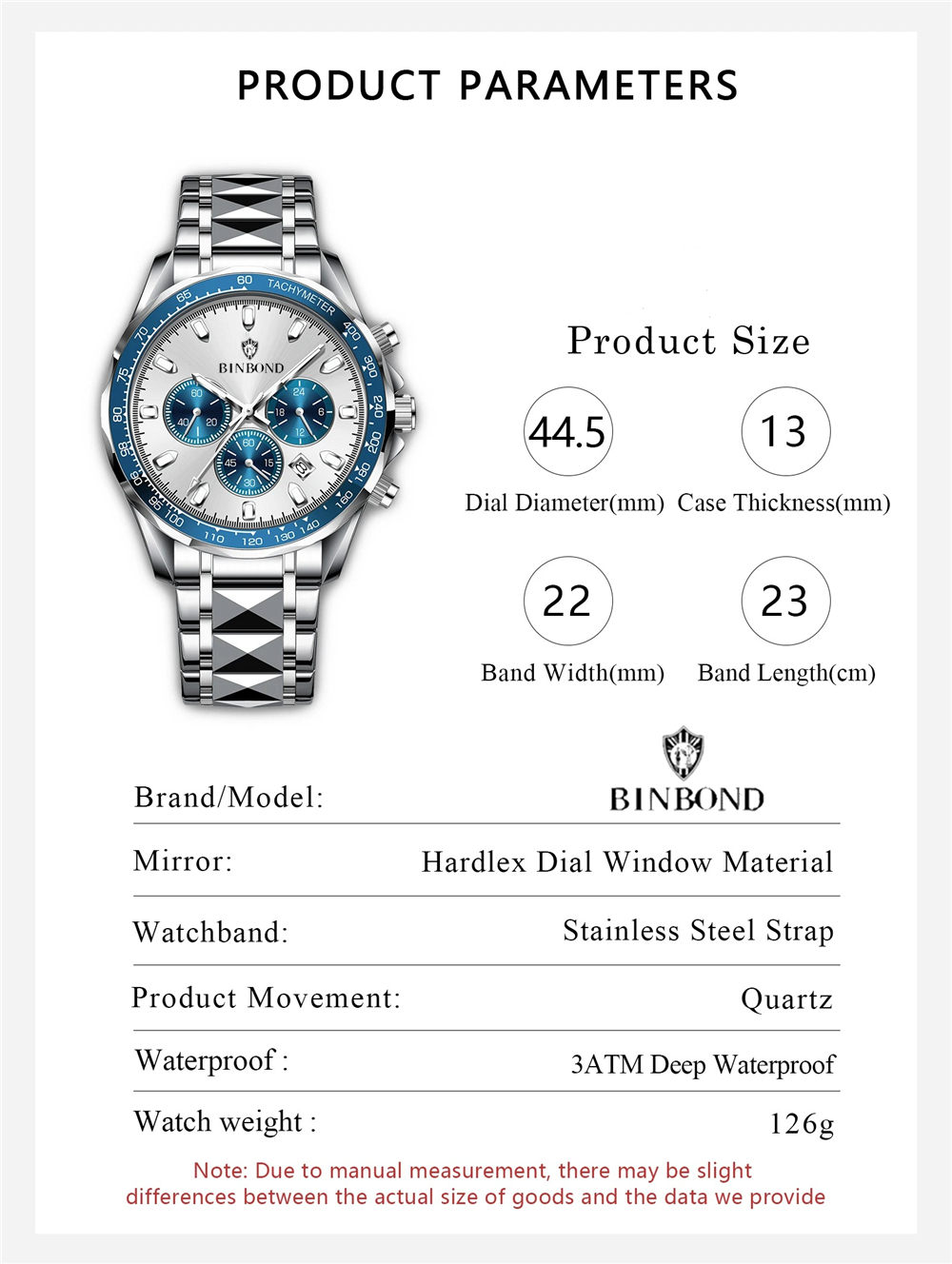 Sports New Men Chornograph Wat - Luxury Watch Investment recension och pris