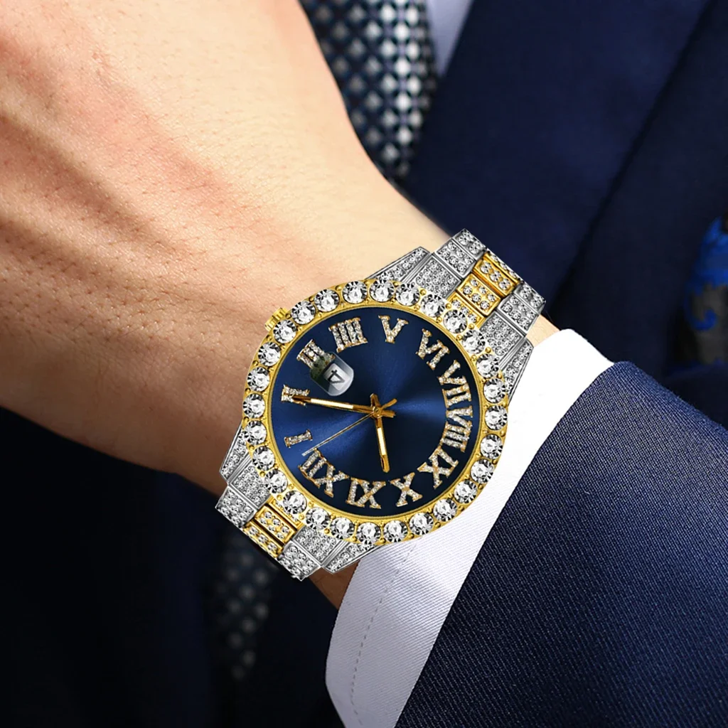 Iced Out Watch Men Luxury Bran - Luxury Watch Iceberg recension och pris