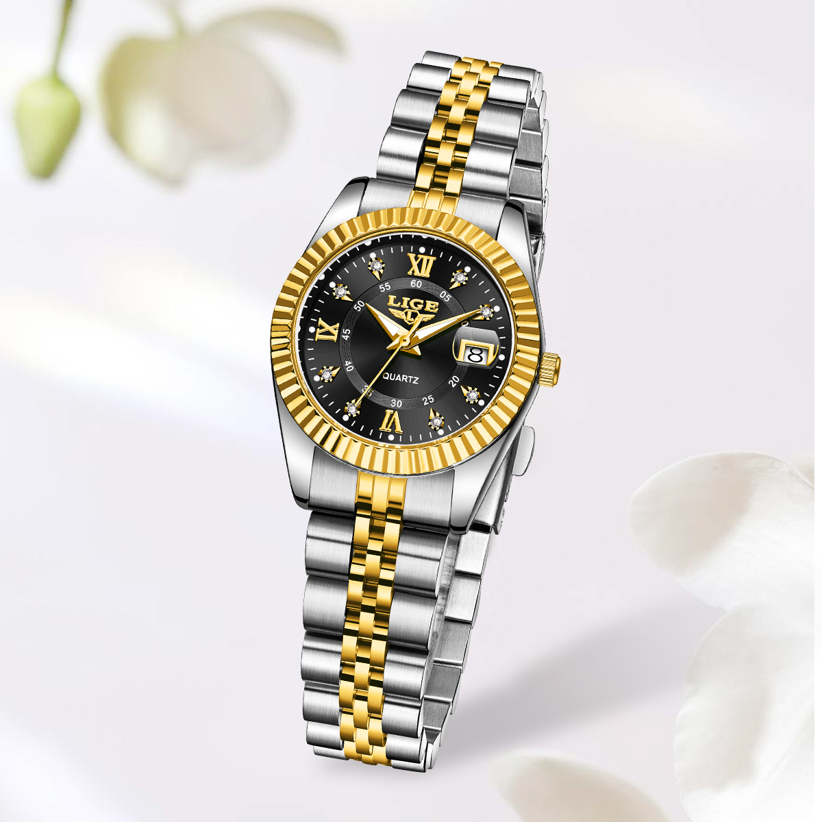 LIGE Fashion Elegant Women's Q - Luxury Watch Top 10 recension och pris