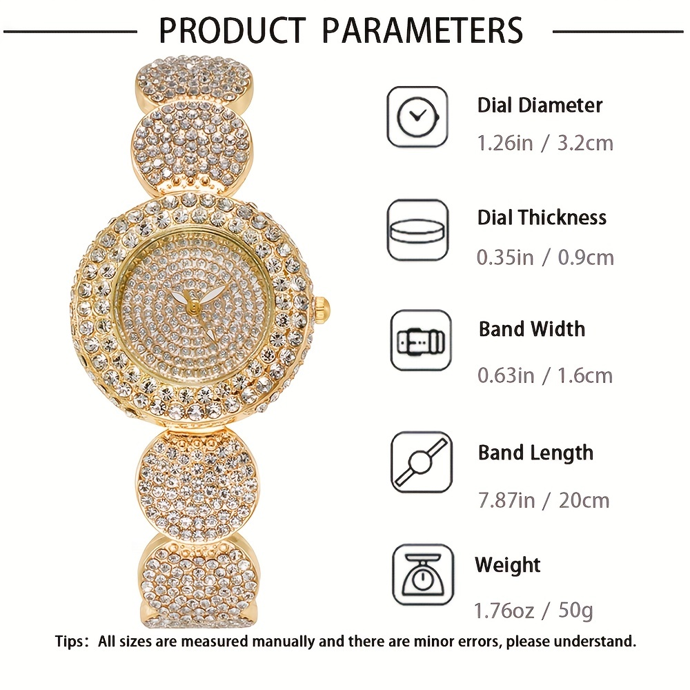 5pcs/set Women's Watch Luxury  - Luxury Watch Gift For Her recension och pris