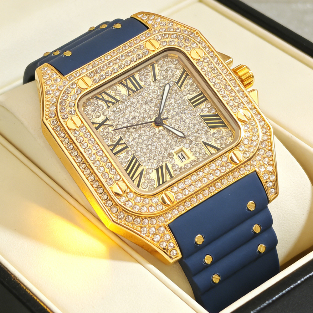 Hot Fashion Square Full Diamon - Luxury Watch Iceberg recension och pris