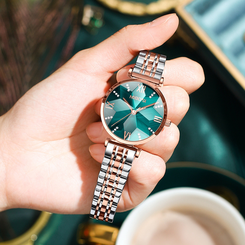 NIBOSI Fashion Rhombus Mirror  - Luxury Watch Top 10 recension och pris