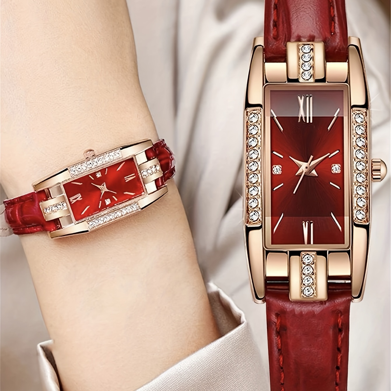 Luxury Rhinestone Quartz Watch - Luxury Watch Gift For Her recension och pris