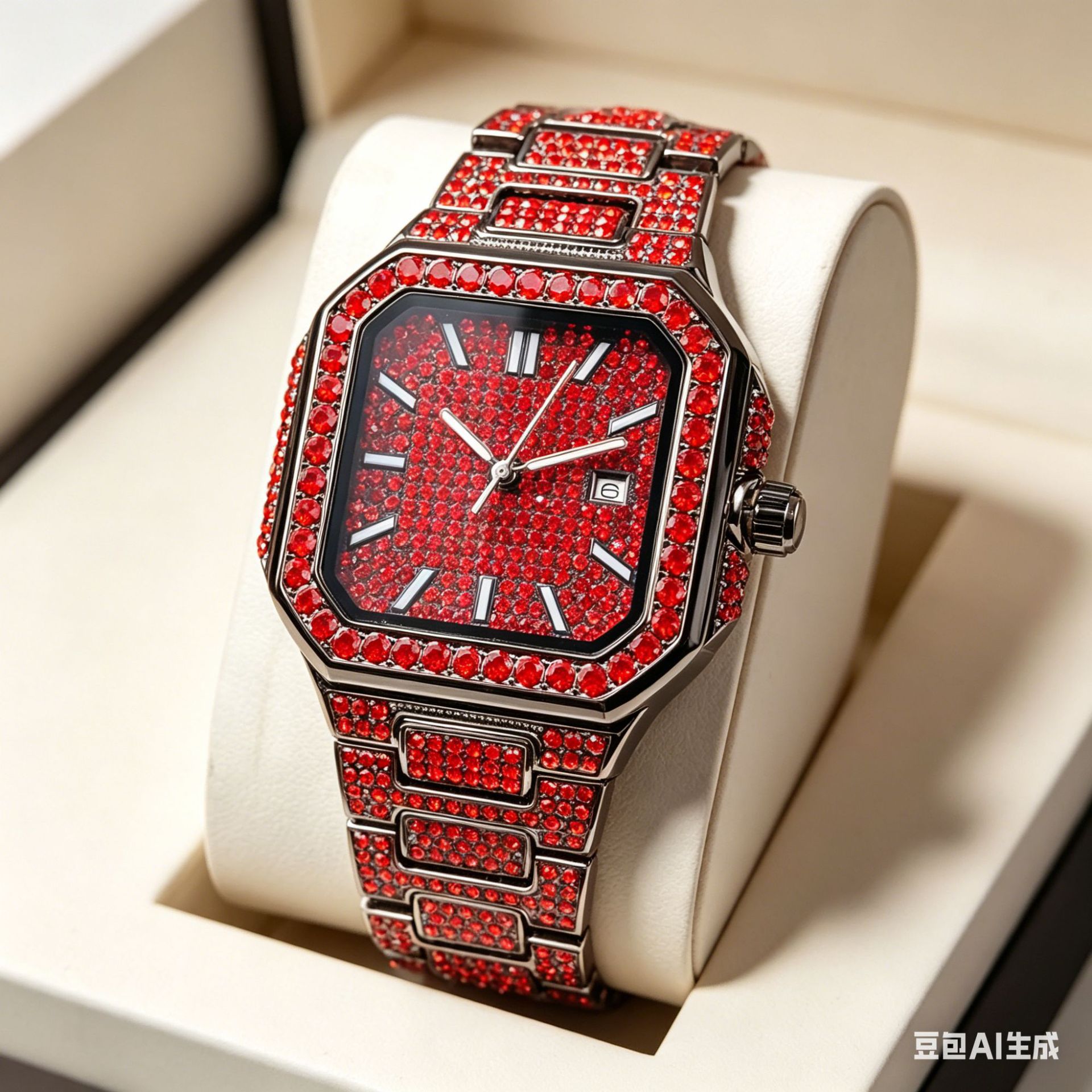 Luxury Square Ice Diamond Quar - Luxury Watch Iceberg recension och pris