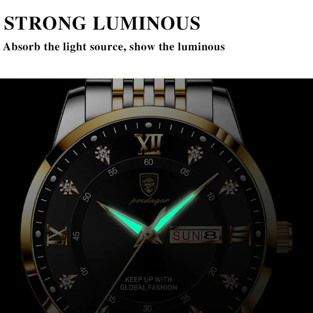 POEDAGAR Top Brand Men Watch S - Luxury Watch Top 10 recension och pris