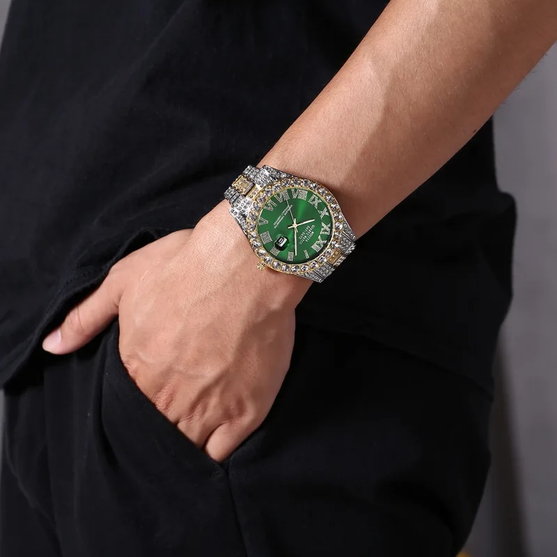 Hot‑Selling Gold Luxury Iced‑O - Luxury Watch Iceberg recension och pris