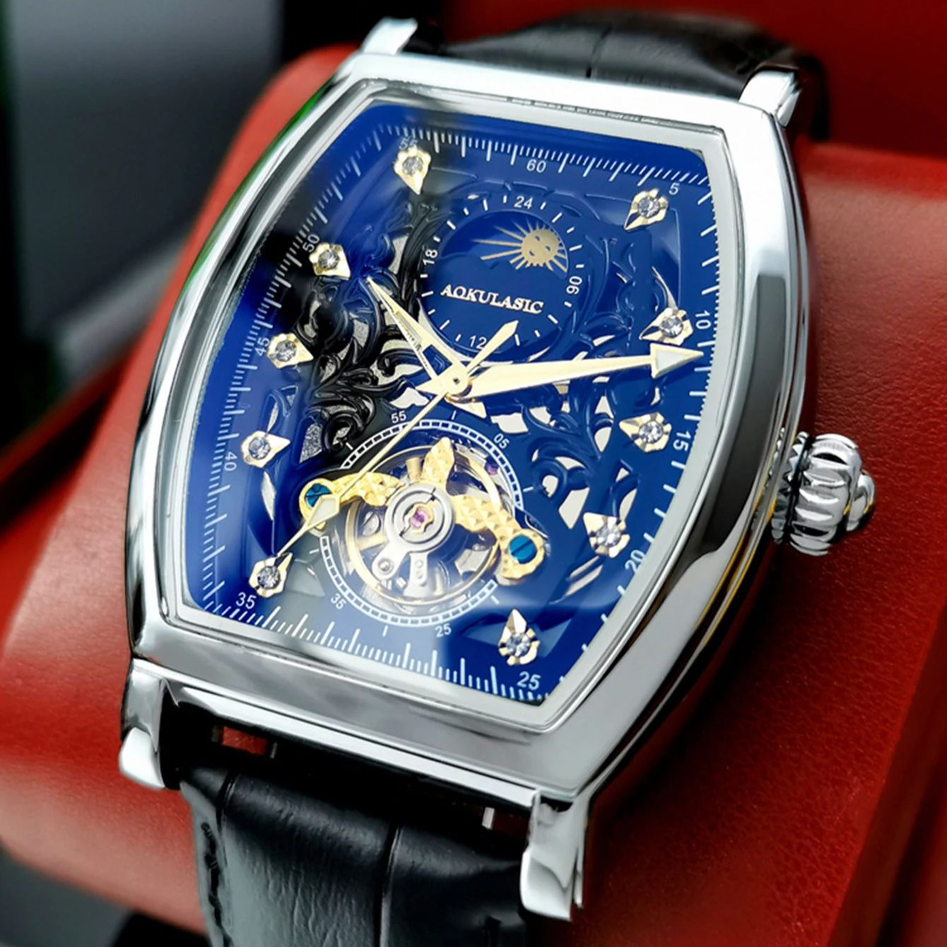 AOKULASIC Tourbillon Iced Out  - Luxury Watch Iceberg recension och pris