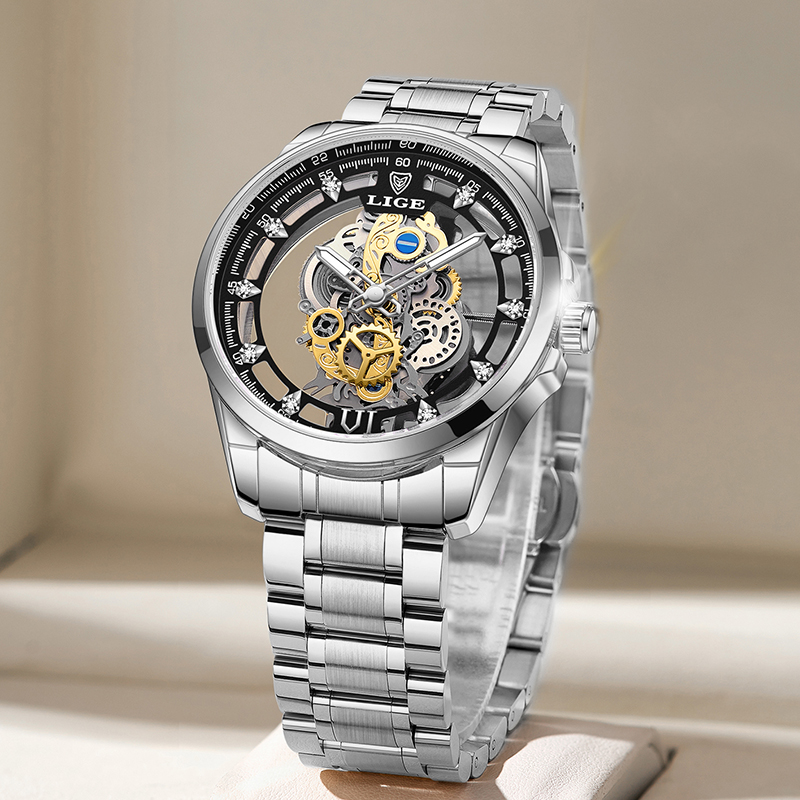 LIGE Fashion Top Luxury Men's  - Luxury Watch Top 10 recension och pris
