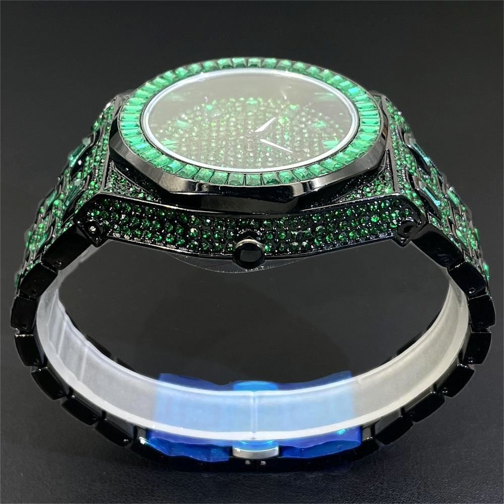 2024 Hip Hop Green Diamond Wat - Luxury Watch Iceberg recension och pris