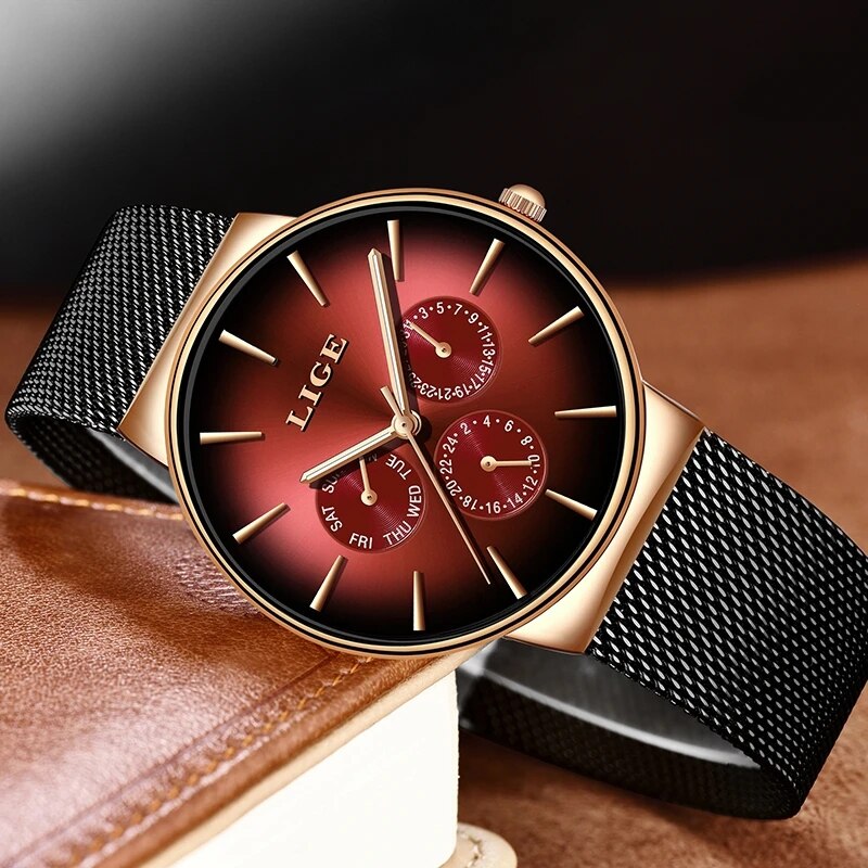 New LIGE Fashion Mens Watches  - Luxury Watch Top 10 recension och pris
