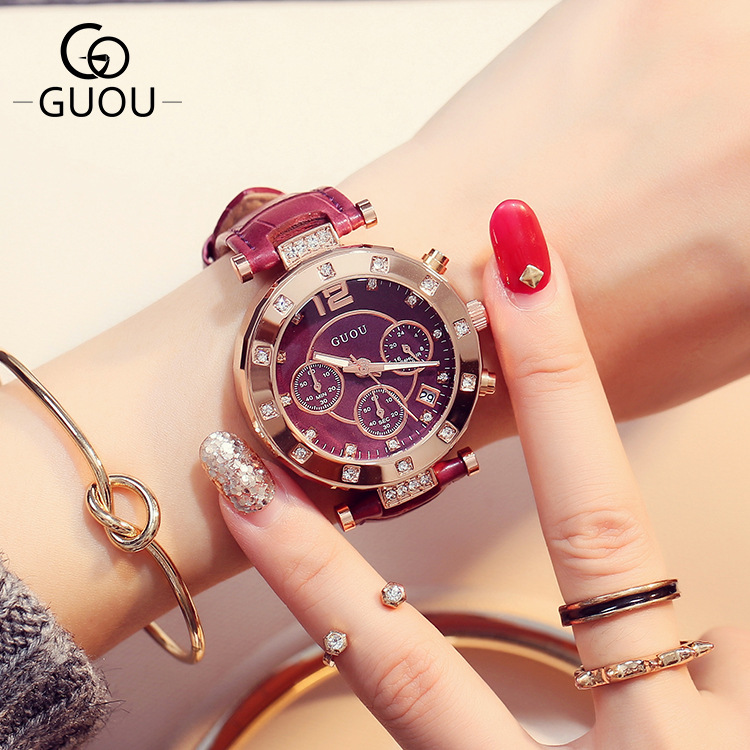 2018 GUOU Top Brand Fashion Lu - Luxury Watch Top 10 recension och pris