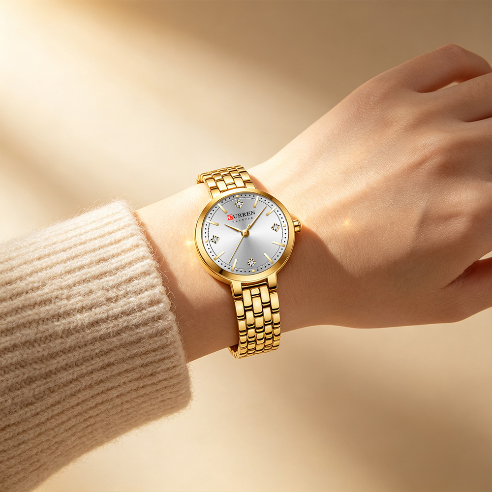 CURREN Ladies Minimalist Thin  - Luxury Watch Gift For Her recension och pris
