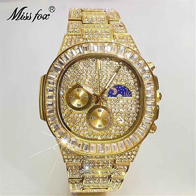 MISSFOX Luxury Gold Watches Me - Luxury Watch Iceberg recension och pris