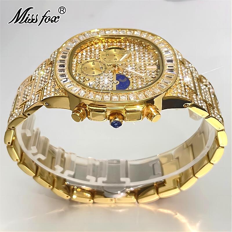 MISSFOX Luxury Gold Watches Me - Luxury Watch Iceberg recension och pris