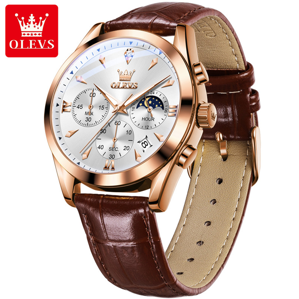 OLEVS Brand New Fashion Quartz - Luxury Watch Investment recension och pris