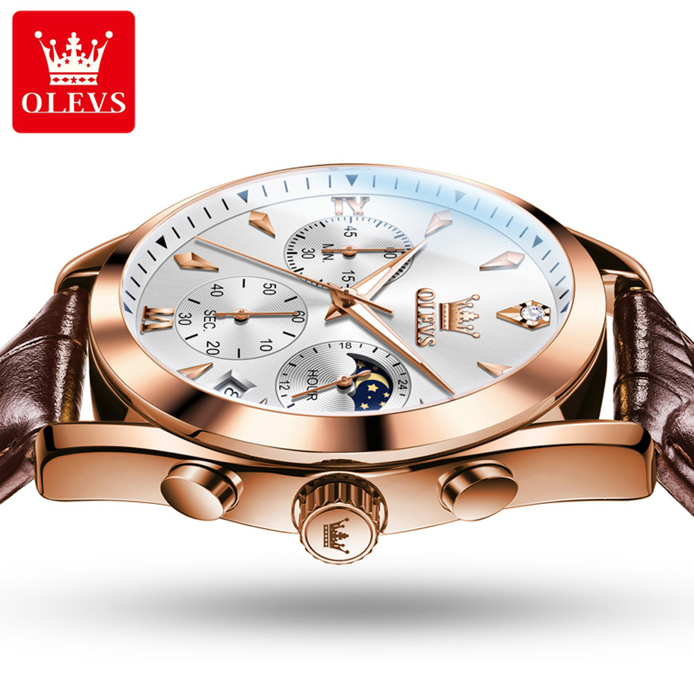 OLEVS Brand New Fashion Quartz - Luxury Watch Investment recension och pris