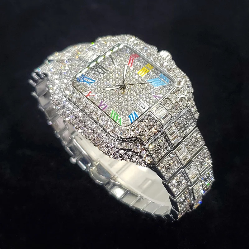 New Luxury Iced‑Out Square Qua - Luxury Watch Iceberg recension och pris