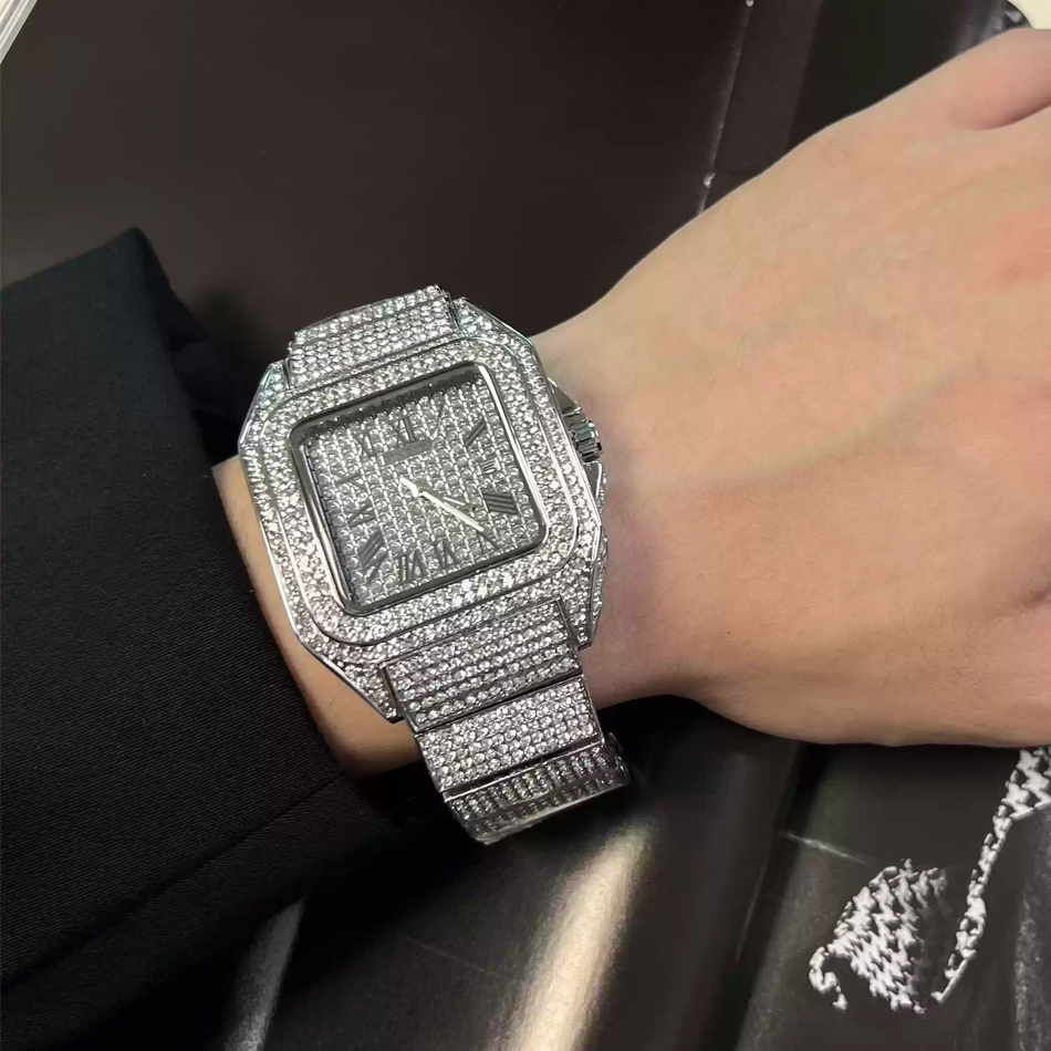 Gold or Black Watch Ice Out Sq - Luxury Watch Iceberg recension och pris