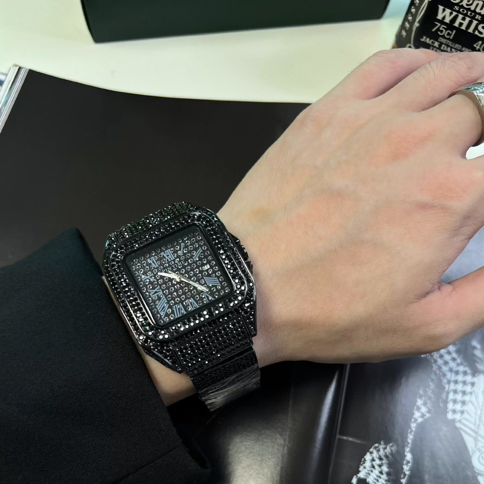 Gold or Black Watch Ice Out Sq - Luxury Watch Iceberg recension och pris
