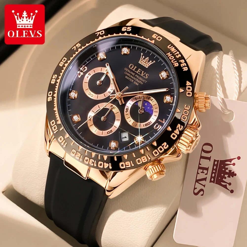OLEVS 2875 Men's Watches Chron - Luxury Watch Magazine recension och pris