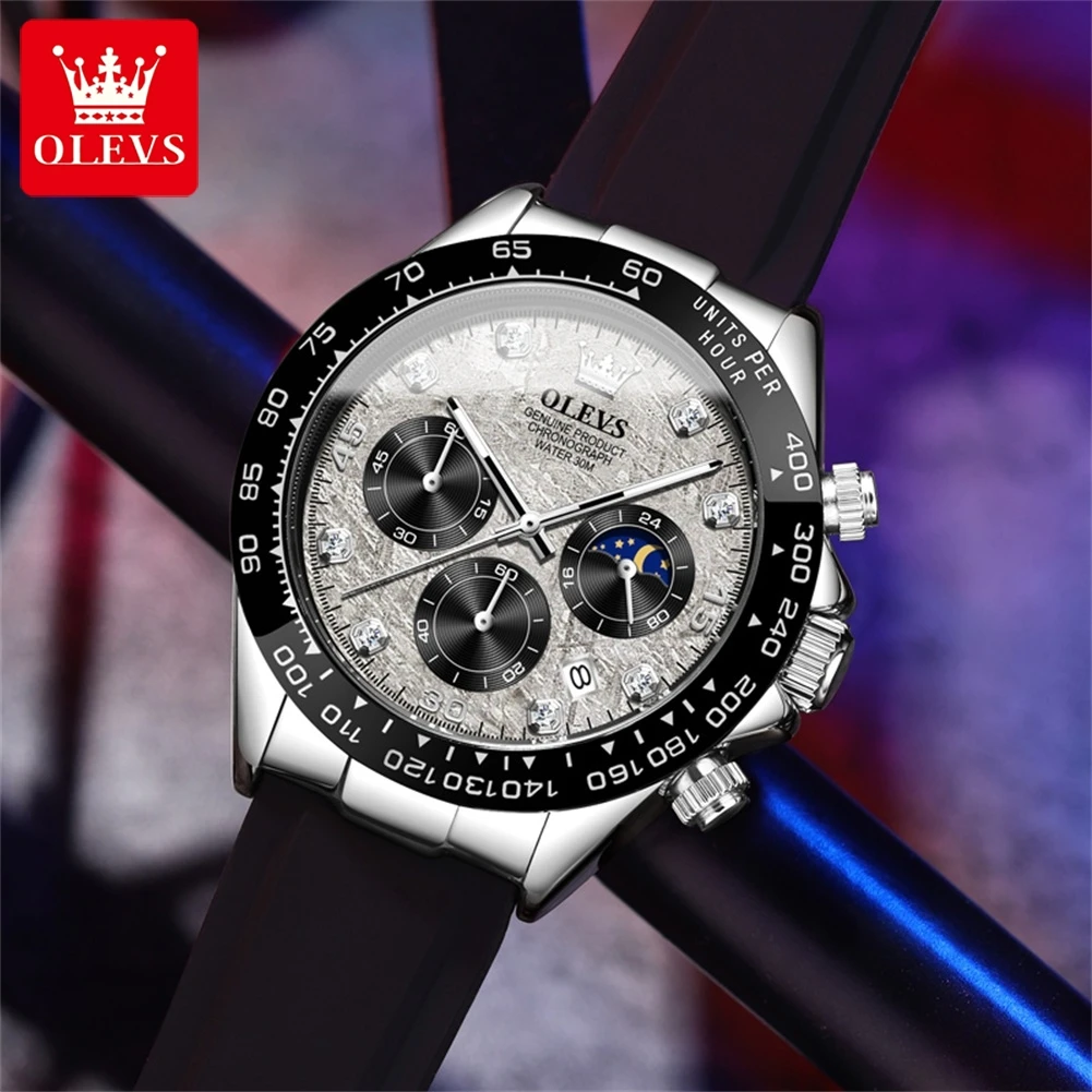 OLEVS 2875 Men's Watches Chron - Luxury Watch Magazine recension och pris