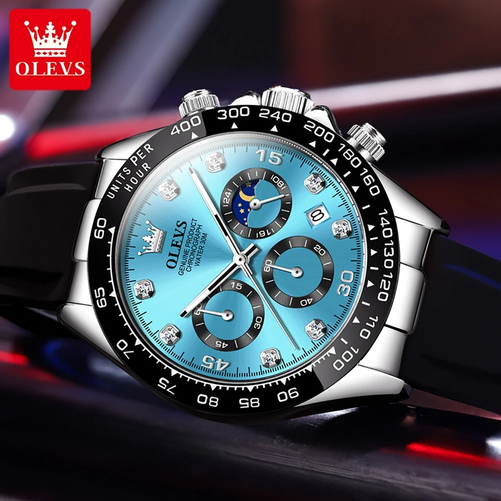 OLEVS 2875 Men's Watches Chron - Luxury Watch Magazine recension och pris